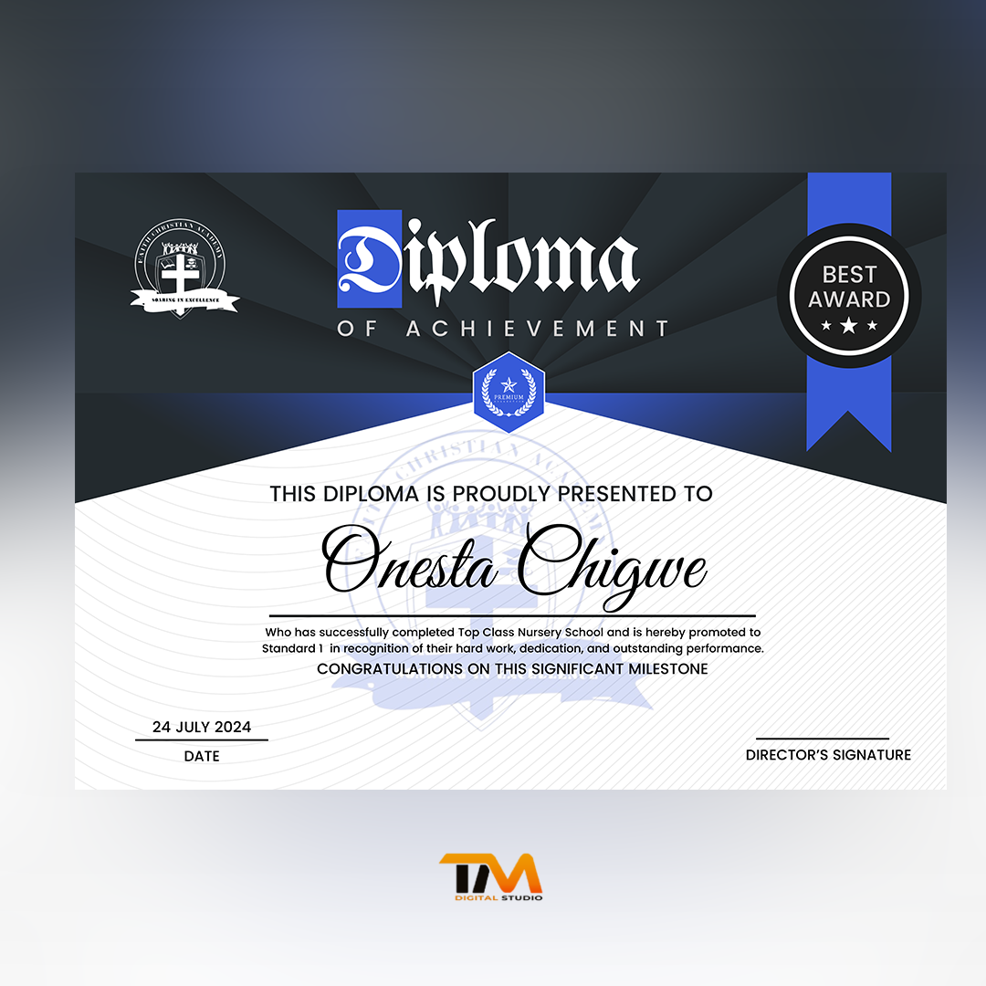 Certificate Mockup